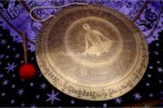 Chakra Yogi Carved Tibetan Gong – Handmade Gong for Sound Healing and Meditation – Includes Felt Striker – Wall Hanging – Made in Nepal