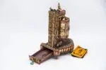 Handmade Tibetan prayer wheel with incense holder and burner – copper and brass Dharma wheel made in Nepal