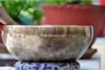 10-Inch Diameter Full Moon Singing Bowl – Hand-Hammered in Nepal