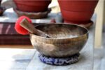 10-Inch Diameter Full Moon Singing Bowl – Hand-Hammered in Nepal