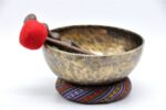 12-Inch Diameter Full Moon Singing Bowl – Best for Head Therapy – Handmade in Nepal