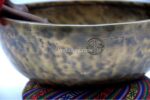 12-Inch Diameter Full Moon Singing Bowl – Best for Head Therapy – Handmade in Nepal