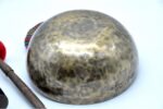 12-Inch Diameter Full Moon Singing Bowl – Best for Head Therapy – Handmade in Nepal