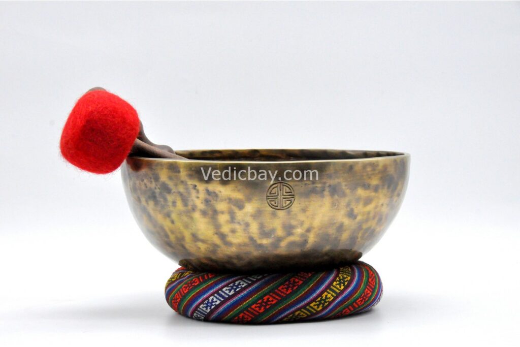 12-Inch Diameter Full Moon Singing Bowl – Best for Head Therapy – Handmade in Nepal