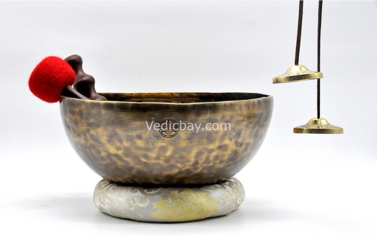 13-inch-diameter-full-moon-singing-bowl 13-Inch Diameter Full Moon Singing Bowl – Hand-Hammered in Nepal