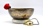 13-Inch Diameter Full Moon Singing Bowl – Hand-Hammered in Nepal