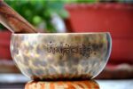 7-Inch Handmade Full Moon Singing Bowl with Striker and Cushion – Nepal