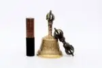 8-Inch Bronze Ritual Bell – handcrafted from high-quality bronze with a traditional design, producing a deep, clear tone ideal for rituals, meditation, and spiritual ceremonies.