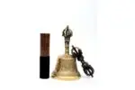 8-Inch Bronze Ritual Bell – handcrafted from high-quality bronze with a traditional design, producing a deep, clear tone ideal for rituals, meditation, and spiritual ceremonies.