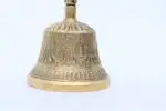 8-Inch Bronze Ritual Bell – handcrafted from high-quality bronze with a traditional design, producing a deep, clear tone ideal for rituals, meditation, and spiritual ceremonies.