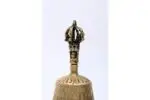 8-Inch Bronze Ritual Bell – handcrafted from high-quality bronze with a traditional design, producing a deep, clear tone ideal for rituals, meditation, and spiritual ceremonies.