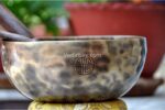 9-Inch Diameter Full Moon Singing Bowl handmade in Nepal
