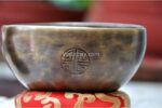 5-Inch Diameter Handmade Full Moon Singing Bowl from Nepal – Meditation and Sound Healing Tool