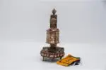 Tibetan Prayer Wheel with incense holder and burner – handcrafted in Nepal