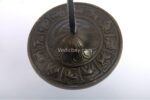 Tibetan Zodiac Animal Tingsha – 3 Inch Embossed Chimes with 12 Calendar Animals – Handmade in Nepal