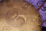 Yin Yang Tree Tibetan Gong – Hand-Etched Gong for Meditation and Chakra Healing – Handmade in Nepal