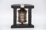 5-inch wall-mounted Tibetan Prayer Wheel with Om Mani Padme Hum mantra, handcrafted in Nepal