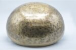 Extra large handmade singing bowl featuring Hindu Om symbol and Tibetan mantra etching