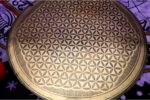 Flower of Life Tibetan Gong for Sound Healing and Meditation – Handmade in Nepal - Image 2