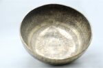 Large Chakra Yogi singing bowl with chakra symbols, Vajra, and auspicious engravings