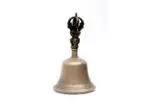 Plain Bronze Tibetan Bell – handcrafted with a smooth, unembellished finish, made from traditional bronze alloy for clear and resonant sound, ideal for meditation and ceremonial use.