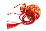 Red Coral Prayer Beads (Mala) – handcrafted 108-bead mala made from natural red coral, symbolizing vitality, courage, and inner strength. Ideal for meditation, mantra chanting, and energy work.