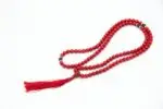 Red Coral Prayer Beads (Mala) – handcrafted 108-bead mala made from natural red coral, symbolizing vitality, courage, and inner strength. Ideal for meditation, mantra chanting, and energy work.