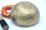 5-Inch Jhumka Full Moon Singing Bowl handmade in Nepal for chakra healing and meditation