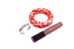 6.5-Inch Old Finish Handmade Singing Bowl with Cushion, Mallet & Mantra Bracelet