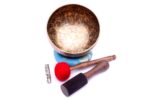 7-Inch Old Finish Handmade Singing Bowl with Cushion, Mallet & Mantra Bracelet