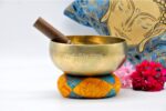 7 inch handmade Tibetan Therapy singing bowl with dim finish – thin wall bowl crafted in Nepal for meditation and healing