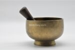 6 inch antique Naga singing bowl collected from Himalaya – Tibetan sound healing bowl