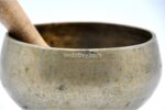 6.5 inch antique Naga singing bowl collected from Himalaya – old Tibetan meditation bowl with tall base