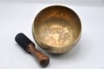 6 inch antique Koprebati singing bowl collected from Himalaya – old Tibetan meditation bowl