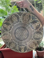 Flower of Life Engraved Gong-Healing gong-Buddha Engraved